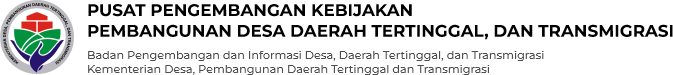 Pusat Pengembangan Kebijakan Pembangunan Desa, Daerah Tertinggal, dan Transmigrasi Logo